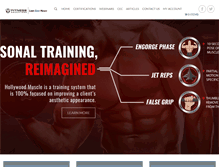 Tablet Screenshot of fitnesseducators.com